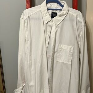 Grunt Style White Dress Shirt Button Down 2XL NWOT made in USA